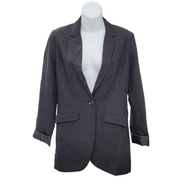 2/$20 Vintage Y2K SmartSet Black Blazer Jacket Size: M - Picture 1 of 8